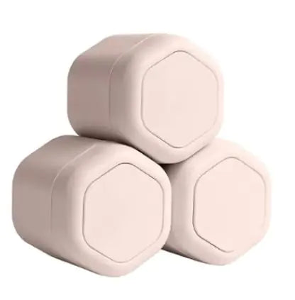 Magnetic Capsule Travel Bottle Set – 3-Pack Body Care Storage Containers