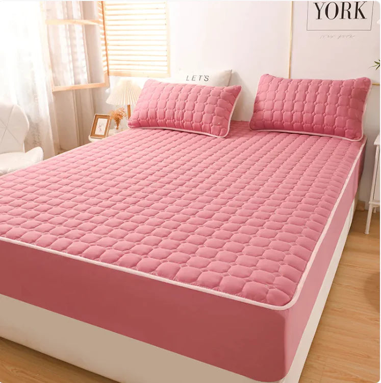 Cozy Nest 3-Piece Brushed Quilted Mattress Set
